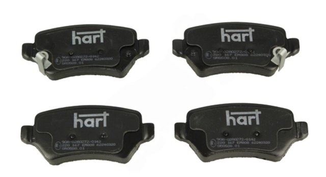 колод.торм. зад. Opel Astra G/H, Zafira A/B, Combo сист. TRW  (HART)