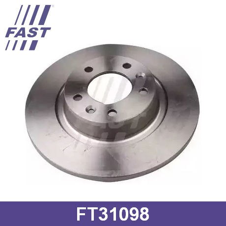 диск тормозной зад. Fiat Scudo 07-> (290mm14mm)  (FAST)