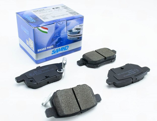 колод.торм. зад. Toyota Corolla 02->, Auris 07-,Urban Cruiser 09-,Verso S, Prius, Yaris  (LPR-Samko)