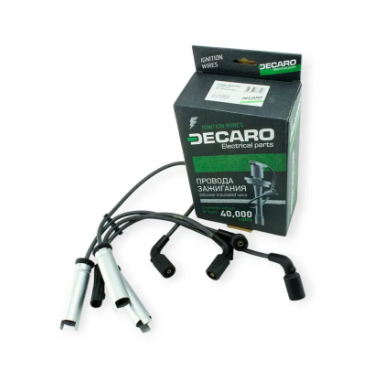 провода вв Daewoo Lanos 1.5 8V, Aveo 1.5 8V с мет.нак.  DECARO силикон