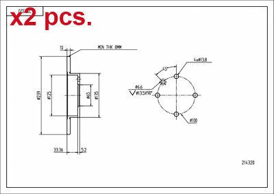 диск тормозной пер. VW Golf I-II, Passat, Jetta (239x10mm) 72->  (HART)