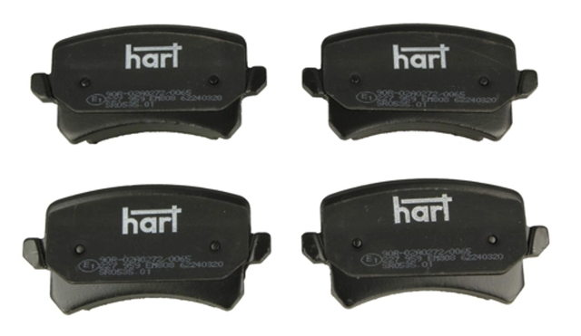колод.торм. зад. Audi A6 (05-18), VW Passat B6-B8, Tiguan, Skoda Octavia A7  (HART)