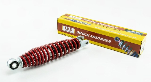 амортизатор задний YAMAHA JOG-50  235мм красный