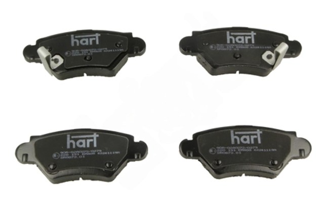колод.торм. зад. Opel Astra F/G, Zafira A/B,  сист. BOSCH  (HART)