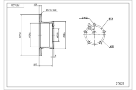 диск тормозной зад. MB Sprinter-VW LT (96-06) однокат.  (HART)