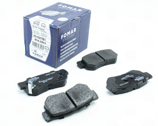 колод.торм. зад. Hyundai Matrix, Santa FE I, Sonata IV-V,  (FOMAR)