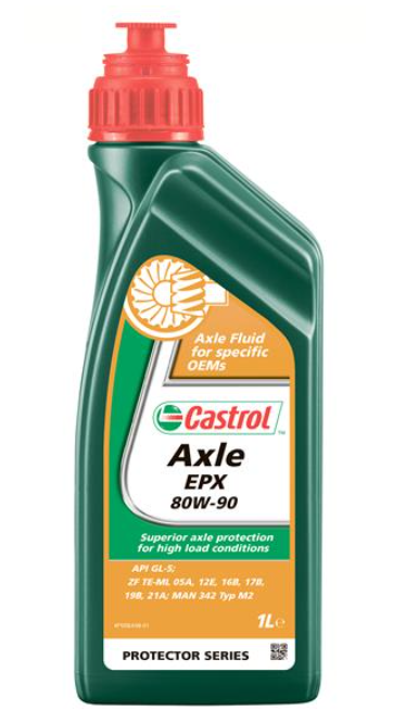 Трансмиссионное масло CASTROL AXLE EPX/80W90/1л. / Для мостов и дифференциалов /