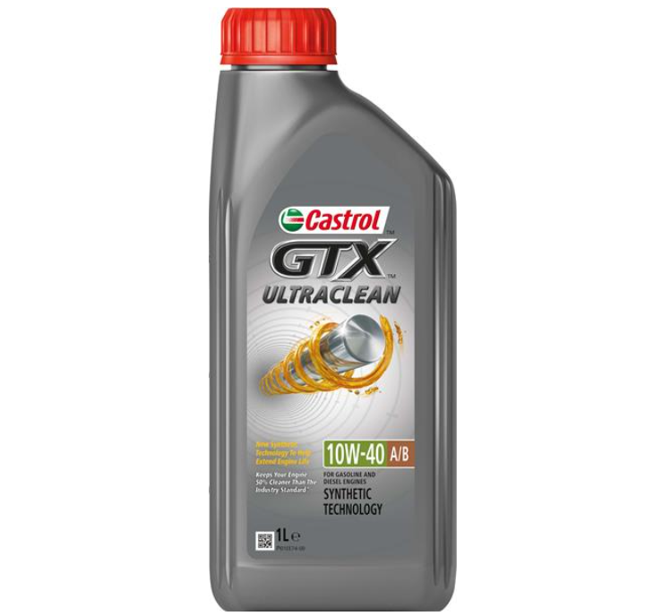 Моторное масло CASTROL GTX ULTRACLEAN/10W40/1л. /( ACEA A3/B4 )