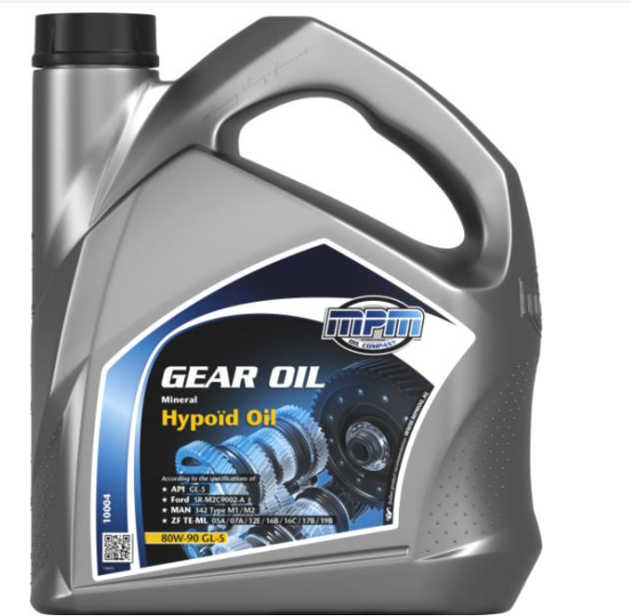 Трансмиссионное масло MPM GL-5 MINERAL HYPOID OIL/80W90/4л. / (API GL-5 )