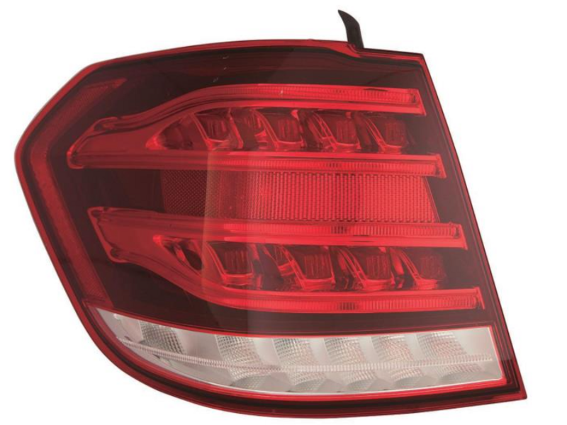 фонарь зад. лев. наруж., + патрон, LED, COMBI, дымчат. 4/13-