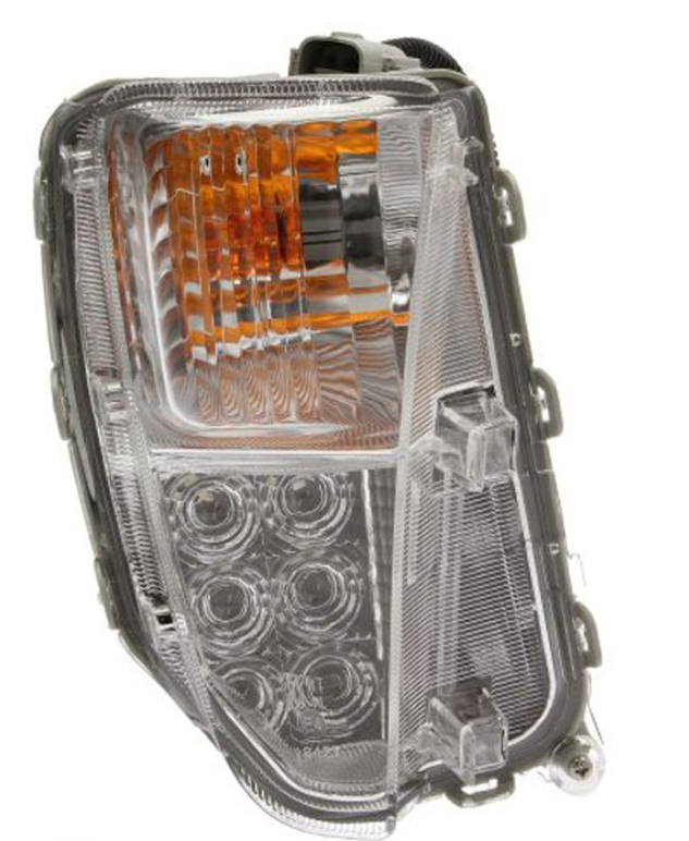 TO PRI 09- Фара перед.пра. в бампер LED, + патрон 12- [DEPO] 212-1686R-AE - зображення 1