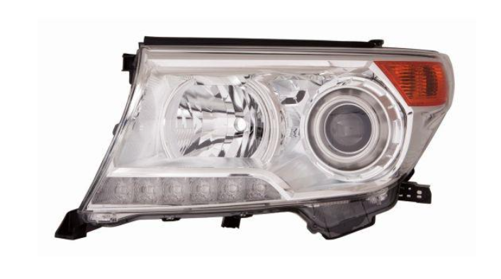 TY Land Cruiser 200 12- Фара пред.лев.-мотор D4S/HB3/W21W/LED