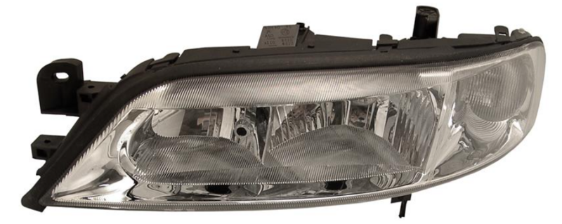 Фара лев. H7/H7, автом. регул. (Valeo type) 3/99- [DEPO]