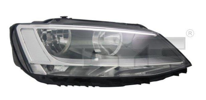 VW Jetta 11- Пров. фара H7/H7, автомат., + коррект.