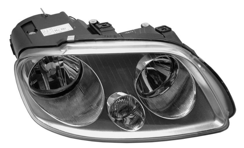 VW TOURAN пра. H1+H7 фара перед. + корректор