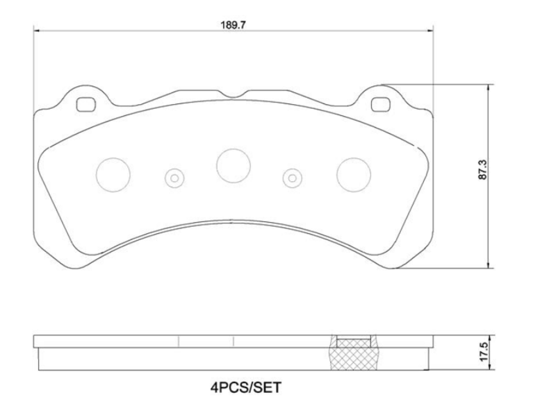 Гальмівні колодки дискові P86 034 - зображення 2
