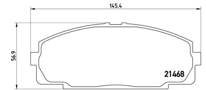 Гальмівні колодки дискові P83 092 - зображення 2