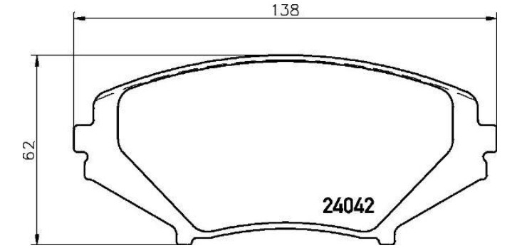 Гальмівні колодки дискові P49 034 - зображення 2