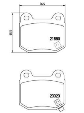 Гальмівні колодки дискові P56 048 - зображення 2