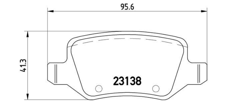 Гальмівні колодки дискові P50 058 - зображення 2