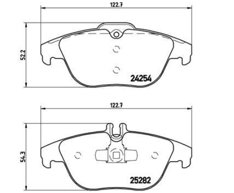 Гальмівні колодки дискові P50 104 - зображення 2