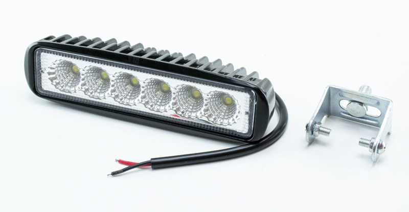фара дополнительная LED  прямоуг. 150х38х40 (Д/В/Ш) 18W ближний EPISTAR