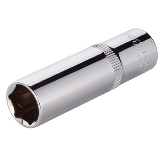 головка торцевая шестигранная 3/8"  13 мм CrV ET-0413 - зображення 1