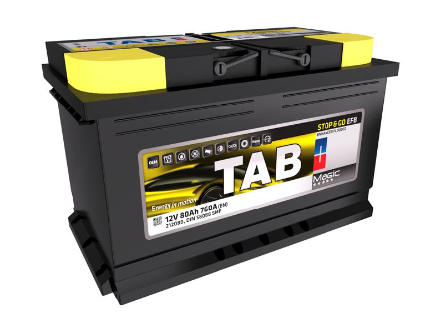 АКБ TAB Magic EFB, 80Ah, 760A EN, 315x175x190, B13 ,правий "+", EFB Акумулятор (START-STOP)