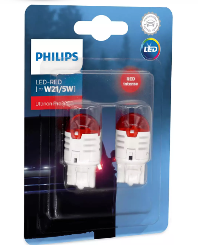 Лампа светодиодная БЦ 12-21+5 RED UltinonPro3000 PHILIPS (2шт)