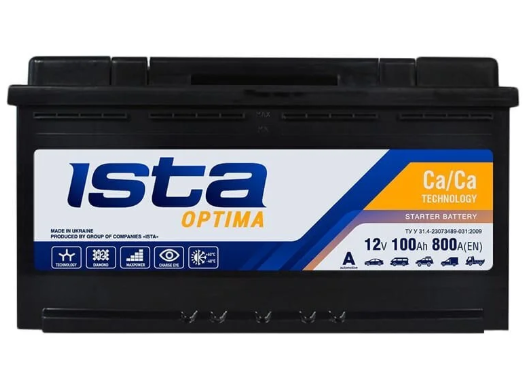 Аккумулятор ISTA 100Ач 870А PREMIUM (L5) (0) Евро прав +