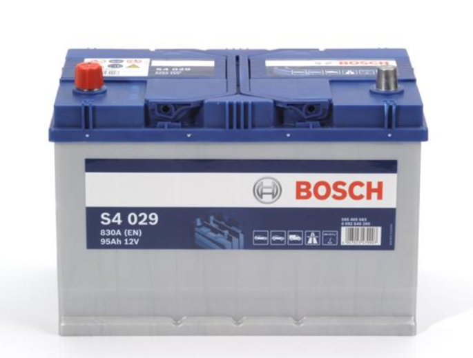Акумулятор Bosch (J) S4 Silver 95Ah, EN 830 лівий "+" 306x173x225 (ДхШхВ) Japan
