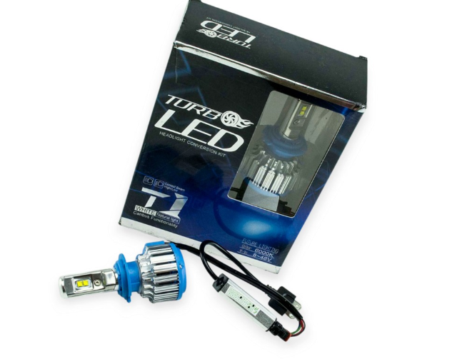 лампа LED H7 12V-24V T1 6000K 3500L радиатор с вентилятором+обманка