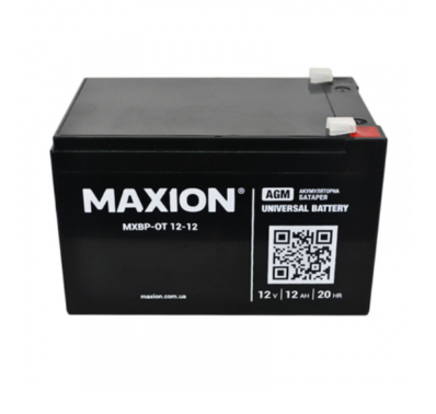 Акумулятор 12V 12A SLA промисловий AGM MAXION