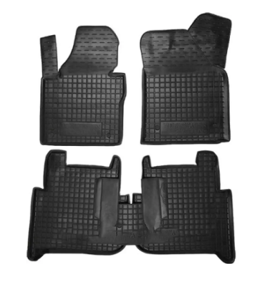 коврики салона VW Touran 2003-2014 борт 2,5см, с перемычкой