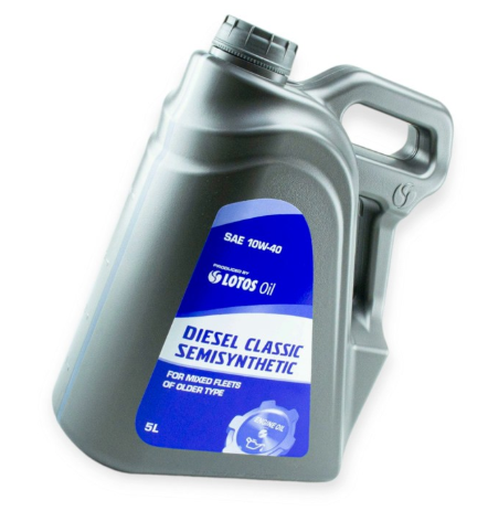 масло Lotos 10W-40 Diesel Classic Semisynthetic CE/SF, A3/B4 (5л) WG-K502430-0H0 - зображення 1