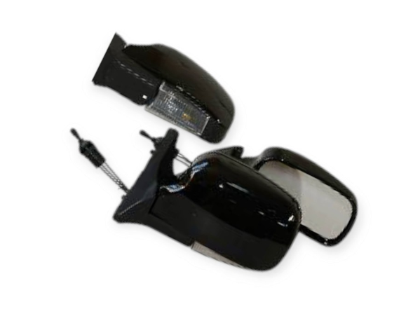 зеркало наружное 2108-2115 черное с поворотом к-т ЗБ Vitol ЗБ 3109П BLACK/LED - зображення 1