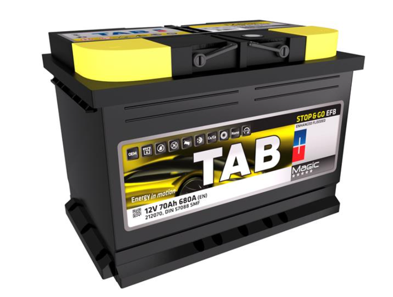 АКБ TAB Magic EFB, 70Ah, 680A EN, 278x175x190, B13 ,правий "+", EFB Акумулятор (START-STOP)