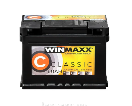 Аккумулятор WINMAXX  60Ач 600А CLASSIC (L2) (1) (гарантия 24 мес)