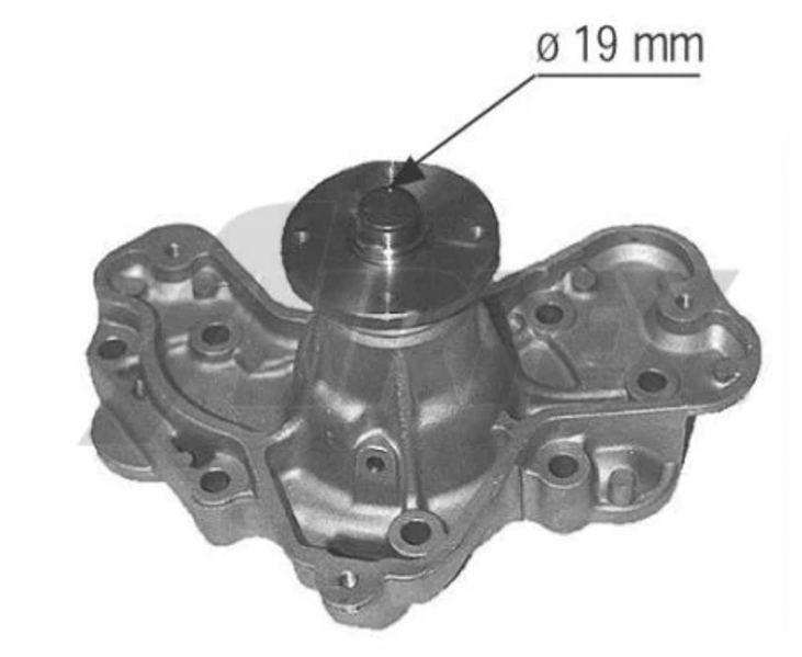 помпа Mazda MPV I 3.0i 88->  (AIRTEX)