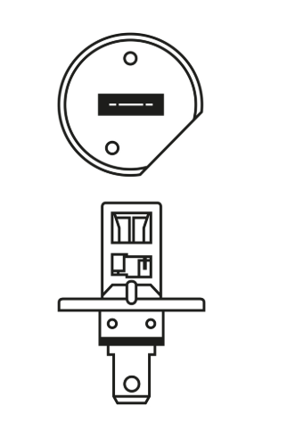 лампа  H1 12V 55 W BOSCH Pure Light блистер 1987301005 - зображення 2