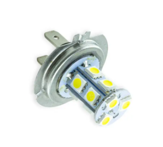 лампа светодиодная H7 12V 55 W 13 SMD (5050) 180Lm 21027 - зображення 1
