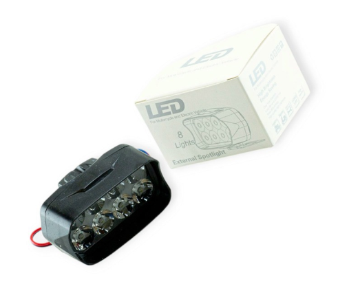 фара дополнительная LED  прямоуг.  80х45х48 (Д/В/Ш) 12W L21