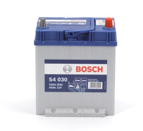 Акумулятор Bosch (J) S4 Silver 40Ah, EN330 правий "+" 187x127x227(ДхШхВ) Japan