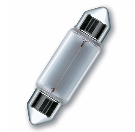 лампа AC салона 12V10W 11*41mm SV8,5 OSRAM 6411 - зображення 1