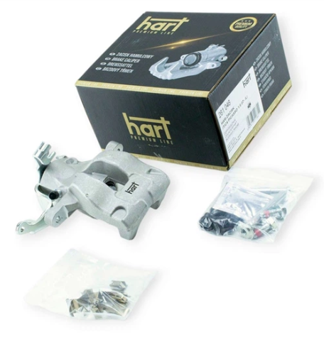суппорт зад. Citroen C4 Picasso (+ к-т напр, смазка, прж.) левый L (06-13)  (HART)
