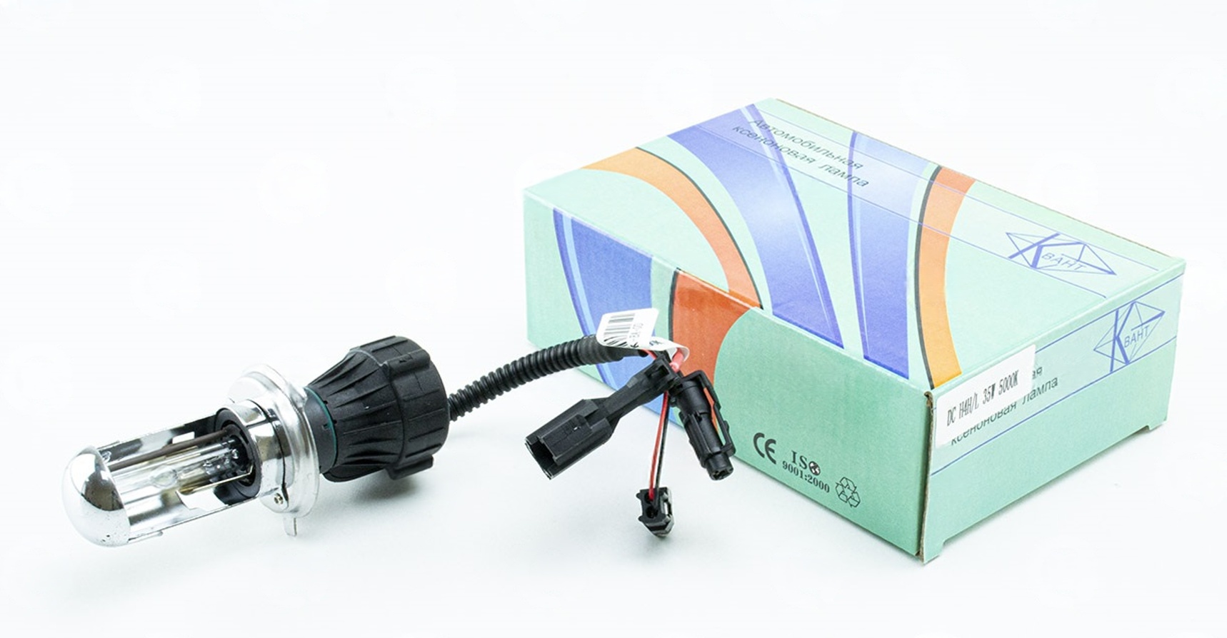 Лампа биксеноновая H4 12V 5000K КВАНТ AC