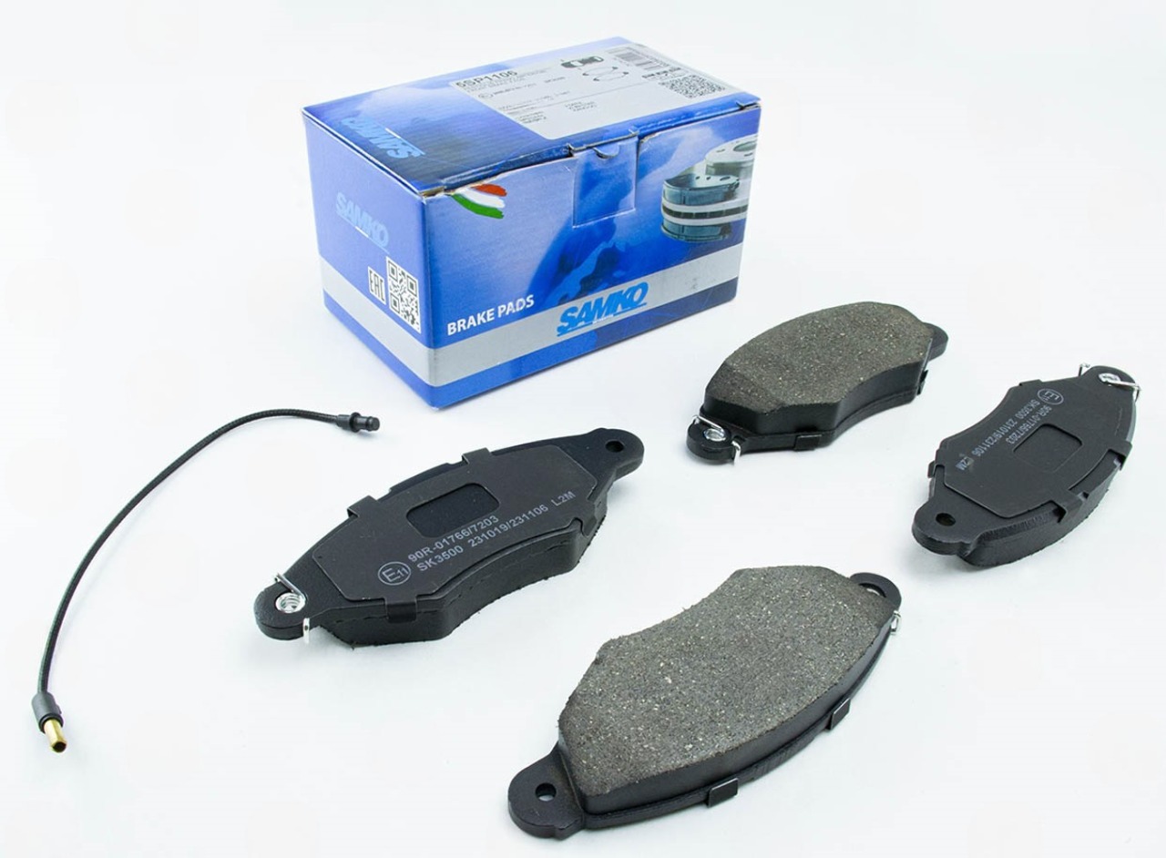 колод.торм. пер. Renault Kangoo (97-07), Peugeot 206  (LPR-Samko) 5SP1106 - зображення 1