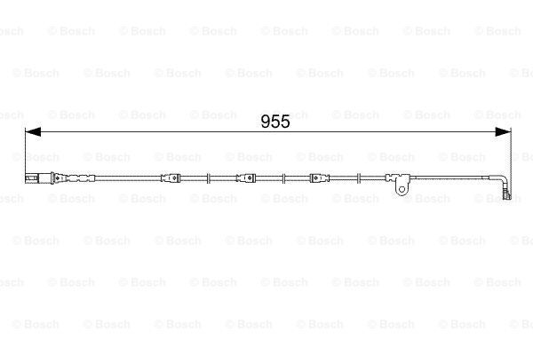 Датчик зносу гальмівних колодок 1987473028 - зображення 2