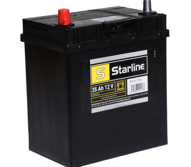 Акумулятор STARLINE  L"+" 35Ah, En300 (Asia)  (187 x 127 x 227) лівий "+", B00
