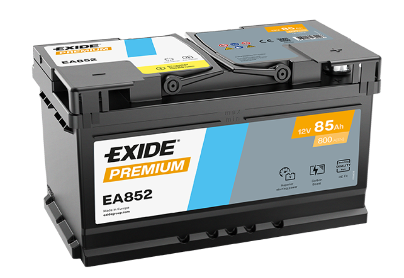 Аккумулятор EXIDE  85Ач 800А Premium (L4) (0) Евро правый + низкий